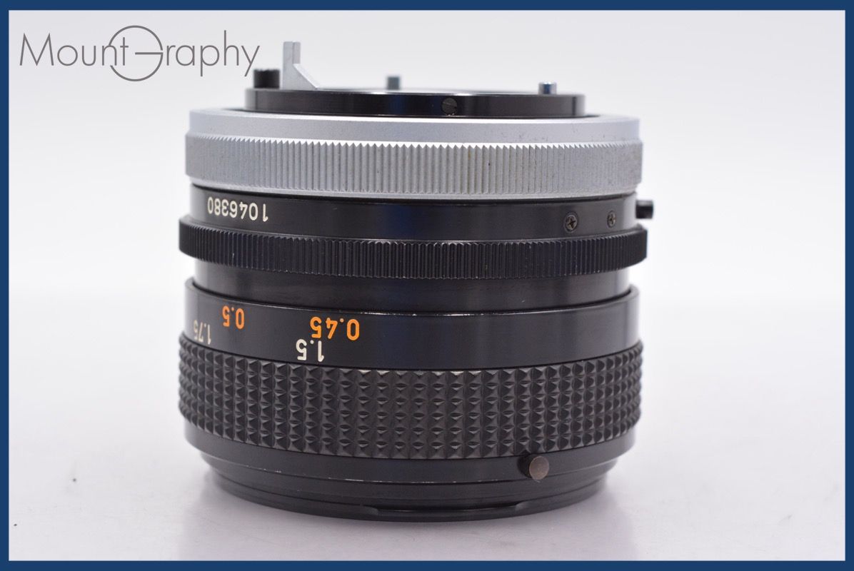 ☆特別特価☆ キヤノン Canon FD 50mm F1.4 S.S.C. 前後キャップ  