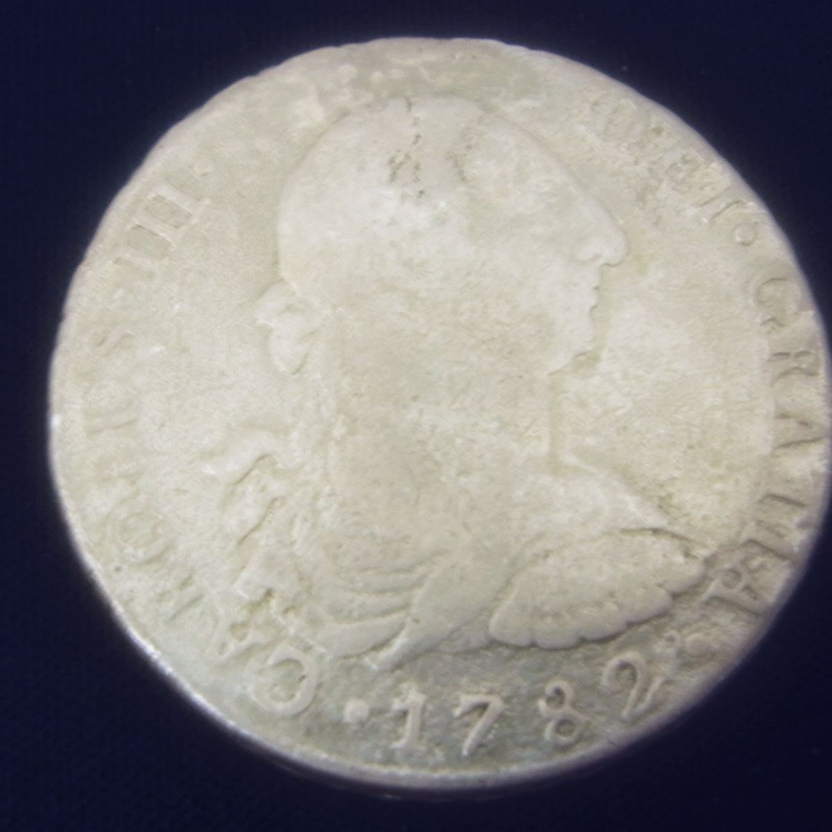 【難波船・財宝コイン】1782年 メキシコ 8レアル 銀貨 カルロス3世　NGC 難波船・財宝コイン】1782年 メキシコ 8レアル 銀貨 カルロス3世
