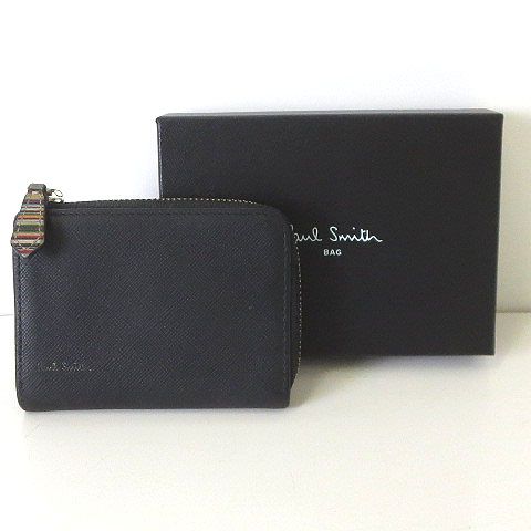 ポールスミス PAUL SMITH コインケース 小銭入れ ジップ ストロー