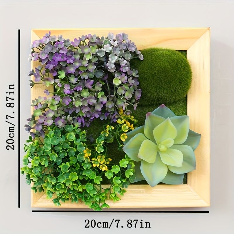 クリエイティブな壁掛け植物デコレーション