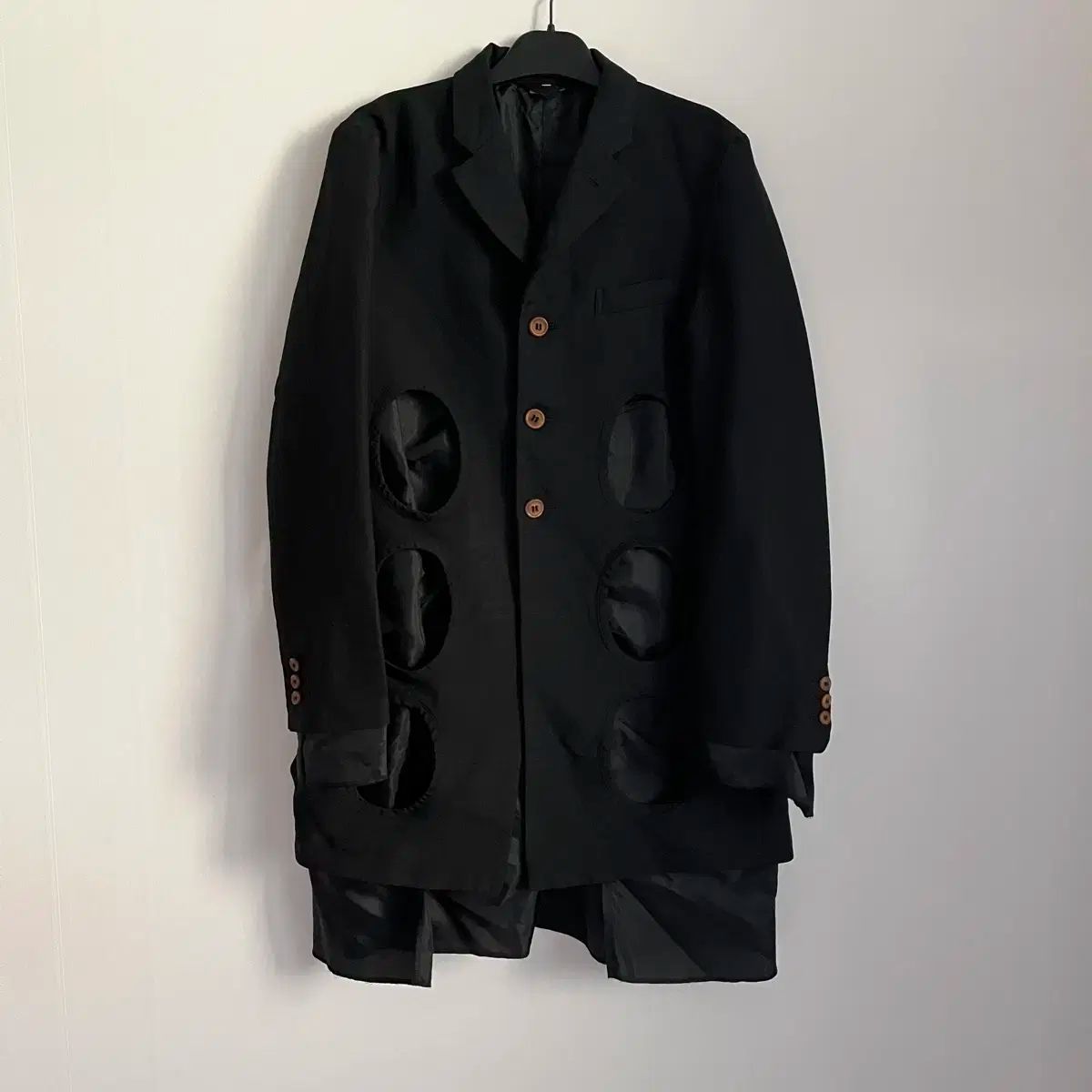 COMME des GARCONS コム デ ギャルソン 14SS cut out holes jacket