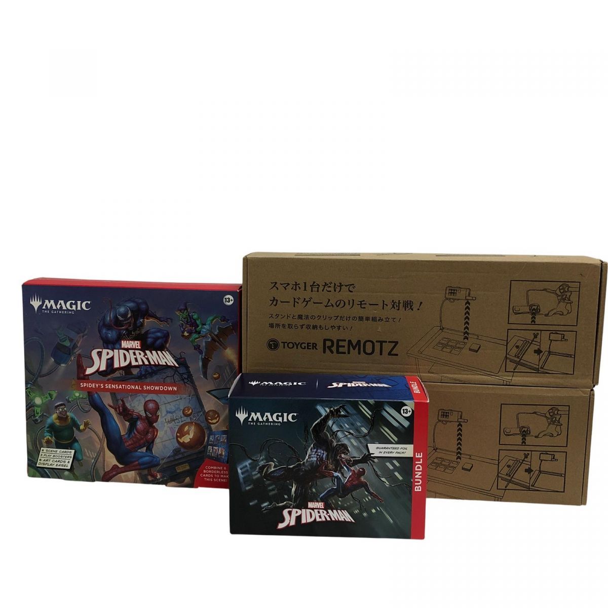 トレーディングカード アクセサリ まとめ 4点 マジック ザ ギャザリング マーベル スパイダーマン Scene Box など BKK856792相