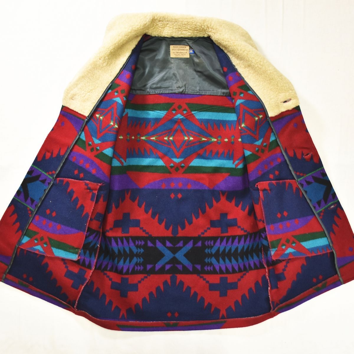 PENDLETON ペンドルトン M コート ネイティブ アウター 襟ボア