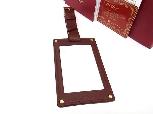 □新品□未使用□ Cartier カルティエ マストライン レザー ネームタグ