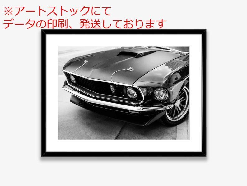 mz ポスター A3 (A4も可) 1969 フォード マスタング マッハ 1 フォード マス
