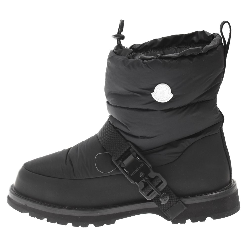 MONCLER (モンクレール) GENIUS 4×HYKE MHYKE SNOW BOOTS ハイクコラボ スノーブーツ アンクル ブラック  ナイロン - メルカリ