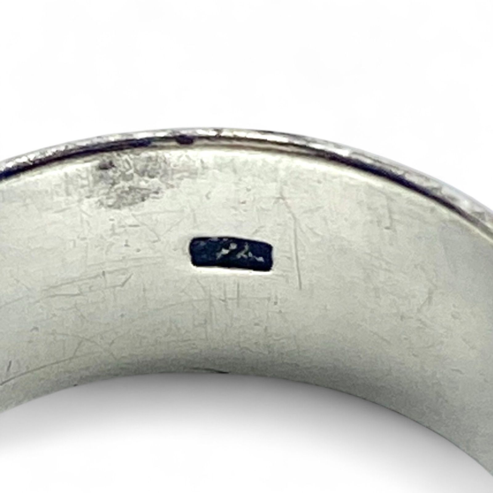 グリッドライン】シンプル Silver 925 刻印 00s Vintage Ring シルバー 