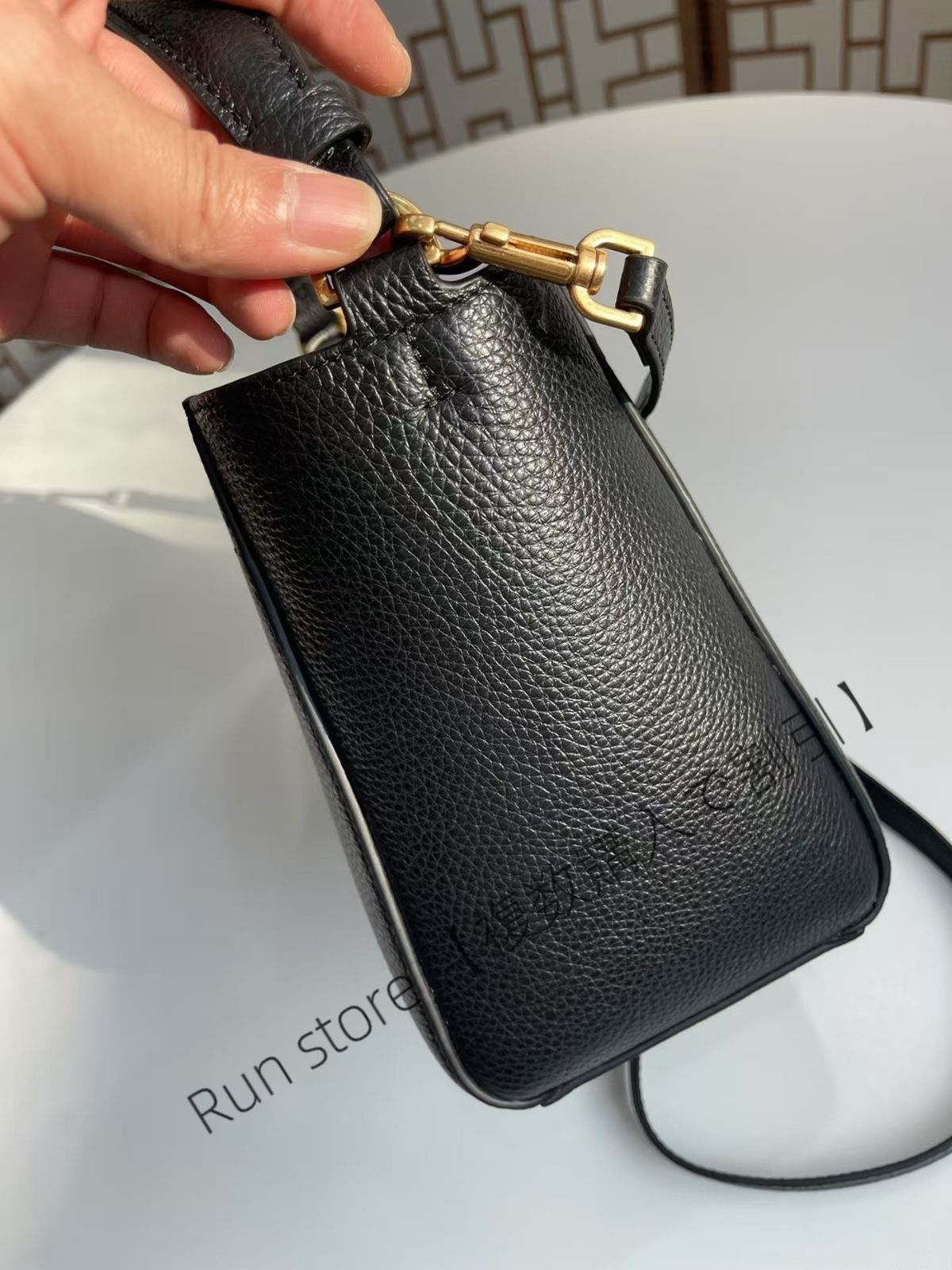 未使用TORY BURCH トリーバーチ ショルダーバッグ マックグロー バケットバッグ 黒 - メルカリ