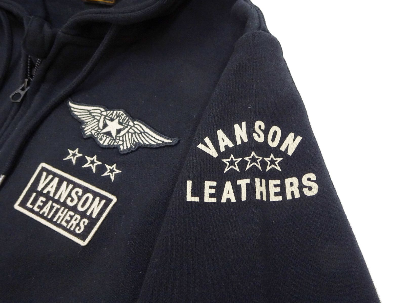 バンソン] パーカー メンズ ワンスター 刺繍 裏毛 スウェット