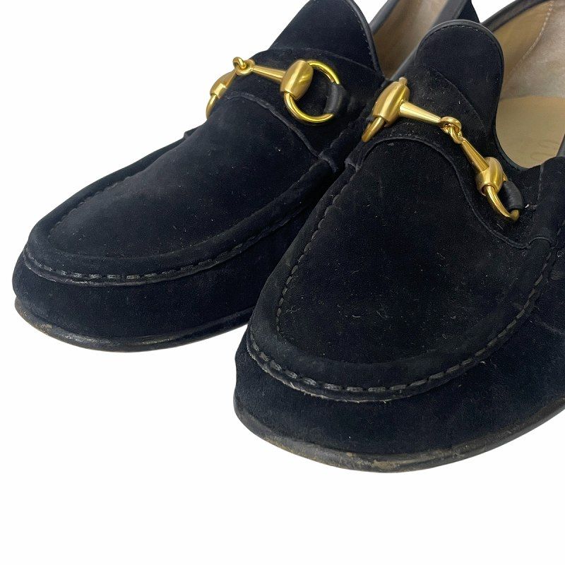グッチ GUCCI ホースビット ローファー モカシン スエード 110
