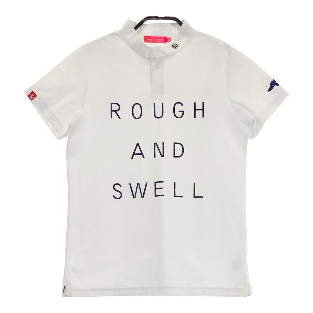 サイズ：M ROUGH&SWELL ラフアンドスウェル 2024年モデル 襟付き 半袖Tシャツ ホワイト系 [240101295811]# ゴルフウェア  レディース ストスト - メルカリ