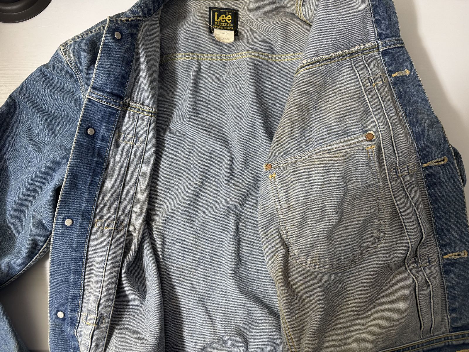 希少 Lee 0401 Lサイズ 1st 復刻 90s ファースト ジージャン デニム