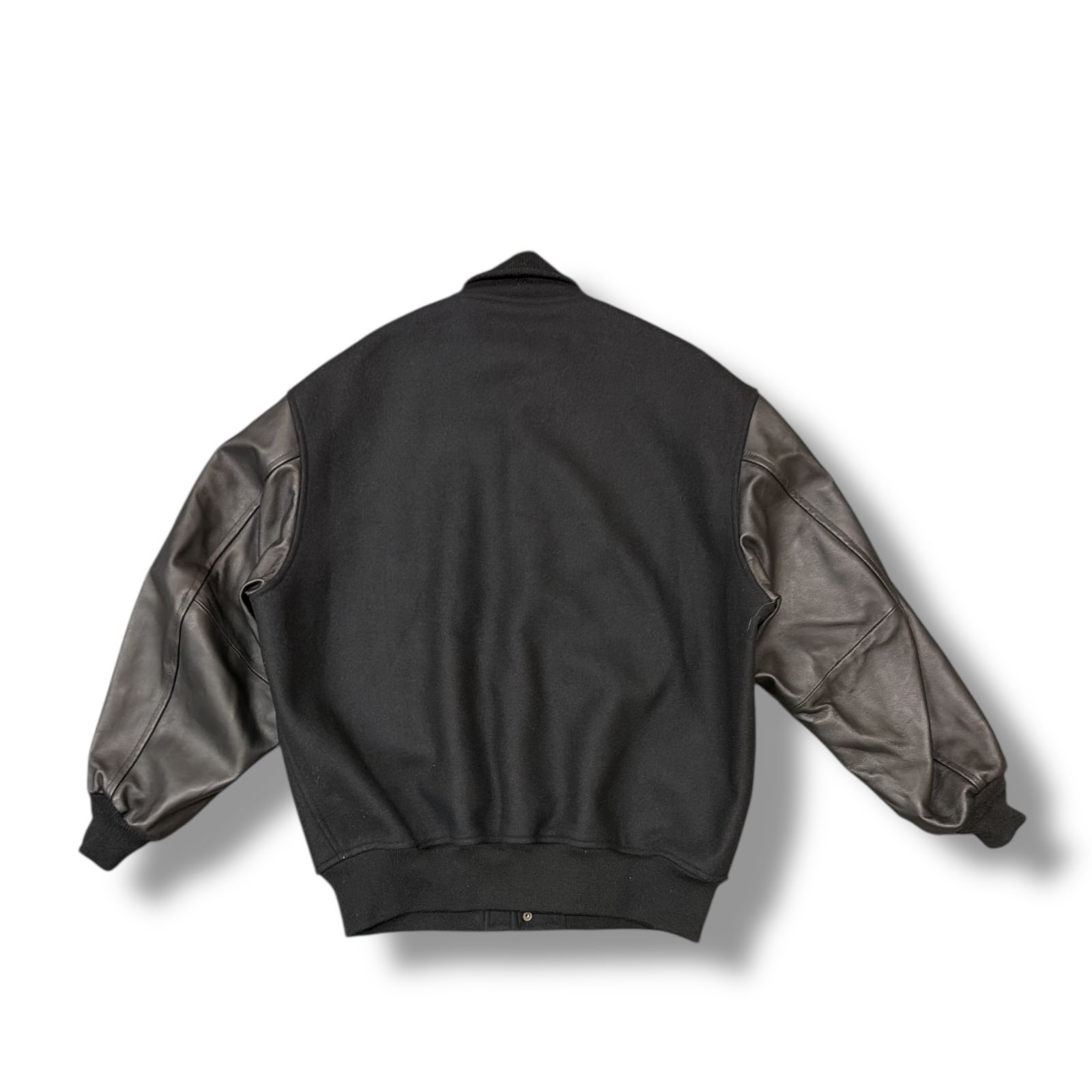 タイムセールも有。 参考上代74800円 Graphpaper 21AW BRIDGE Scale Off Melton Stadium Jacket メルトンスタジアム スタジャン ヴァ―シティジャケット グラフペーパー GM213-30061 ブラック 1 1279M 繊細さのある