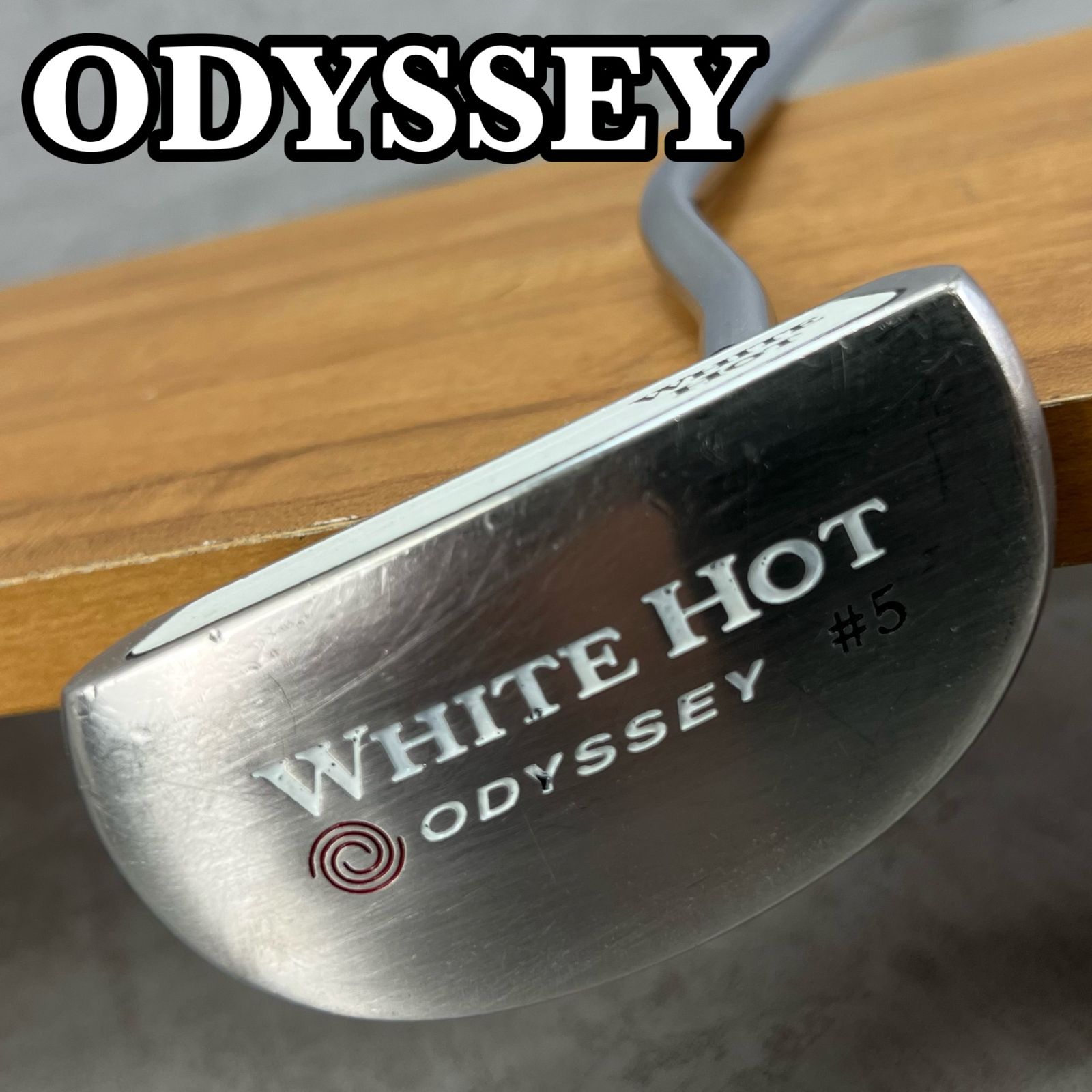 ODYSSEY　オデッセイ　WHITE　HOT　♯5　 ホワイトホット　3ドット　メンズゴルフパター　スチール　右利き用　PT　35インチ　マレット型