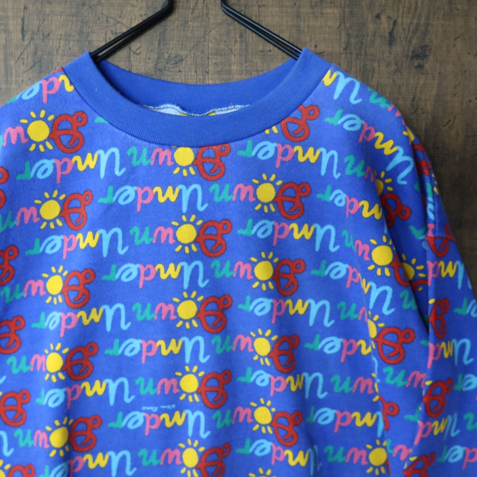90s Vintage 希少アイテム☆Ken Done ケンドーン 長袖 総柄スウェット 