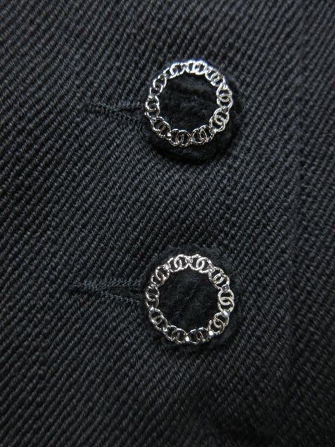 23BチェーンCCボタン付ウールキュロットパンツ CHANEL