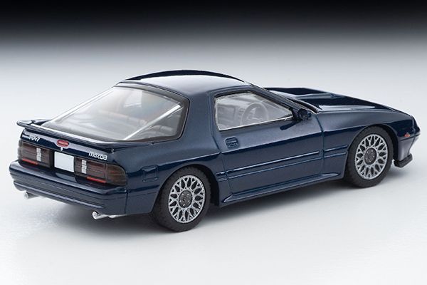 マツダ サバンナRX-7 GT-X（紺）90年式 LV-N192g【トミーテック社1/64