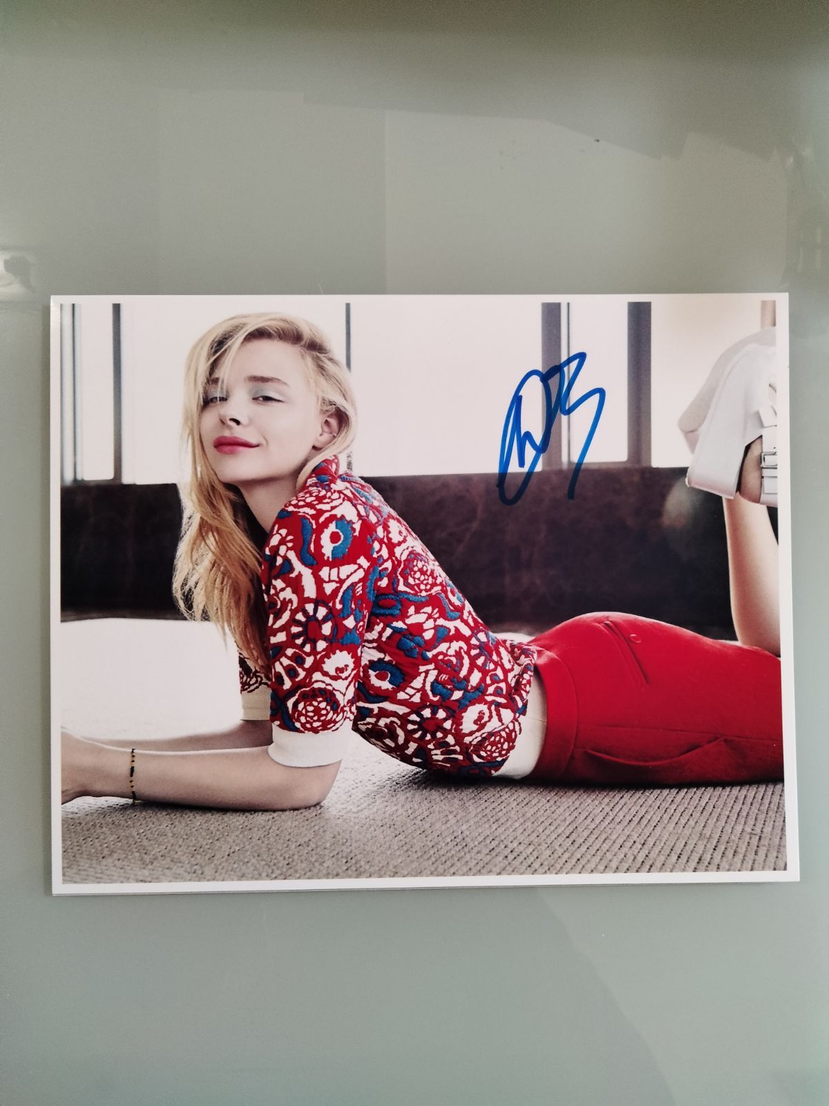 クロエ・グレース・モレッツ直筆サイン入り超 特大写真…キック・アス