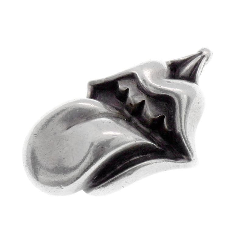 クロムハーツ CHROME HEARTS LIPS TONGUE CHARM リップ アンド タン チャーム シルバー ネックレス トップ 42723