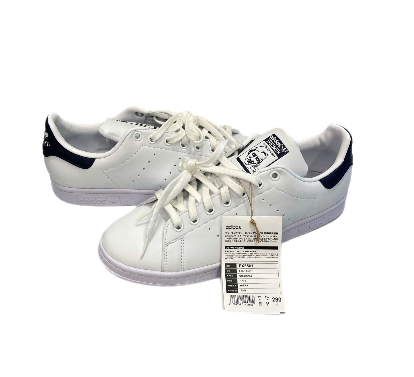 アディダス adidas ORIGINALS STAN SMITH White Black Cursive Heel スタンスミス FX5501  メンズ靴 スニーカー ホワイト 28cm 101-shoes1663 - メルカリ