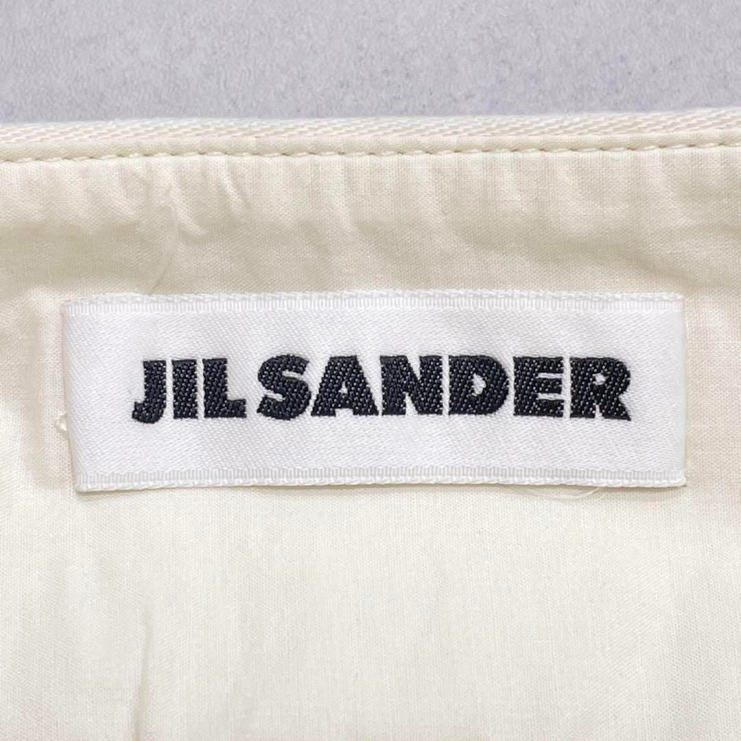 JIL SANDER+ クリームコットンパンツ JIL SANDER+ クリームコットン