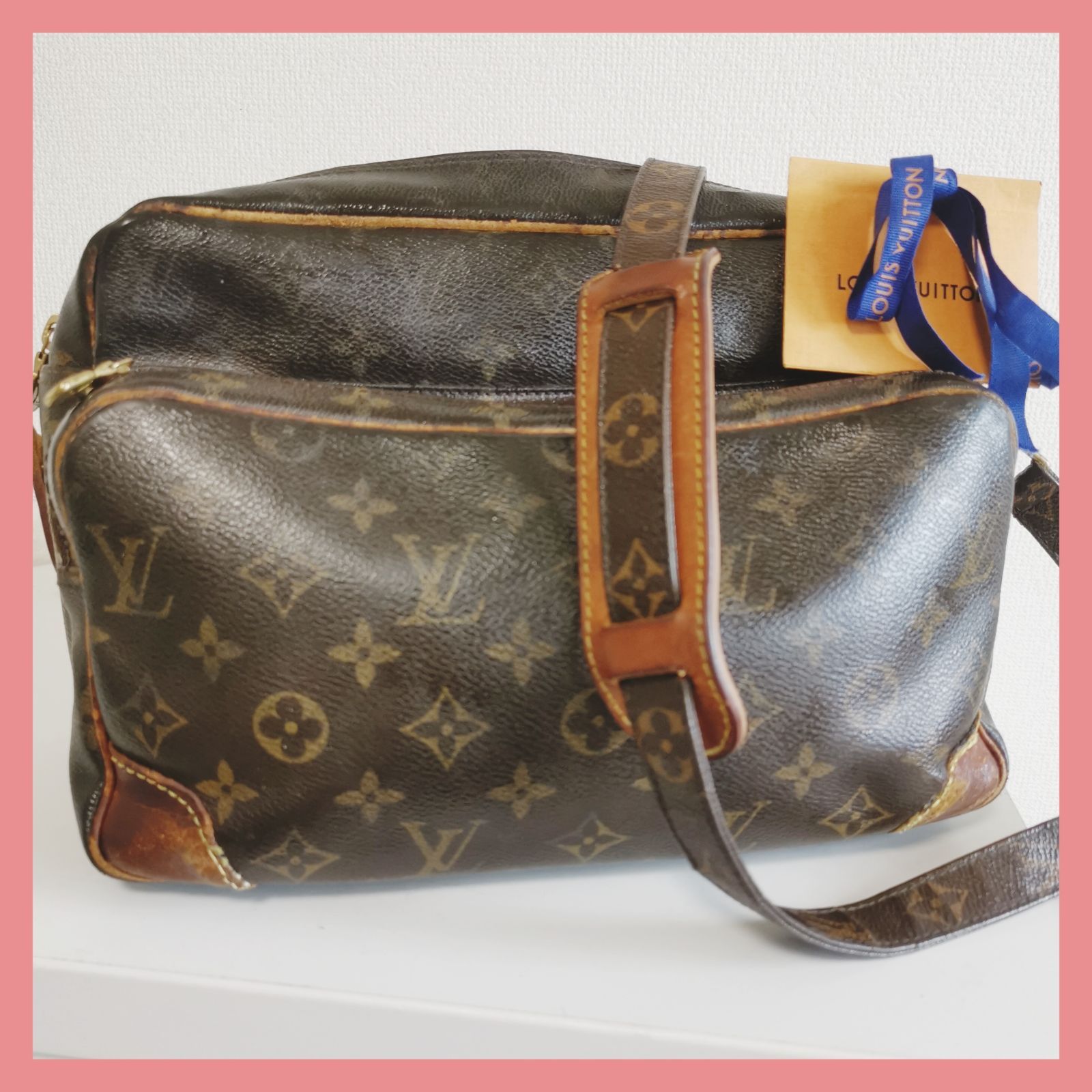 鑑定済Louis Vuitton モノグラム バッグ 正規品】LVルイヴィトン 斜め掛けショルダーバッグ トートバッグ