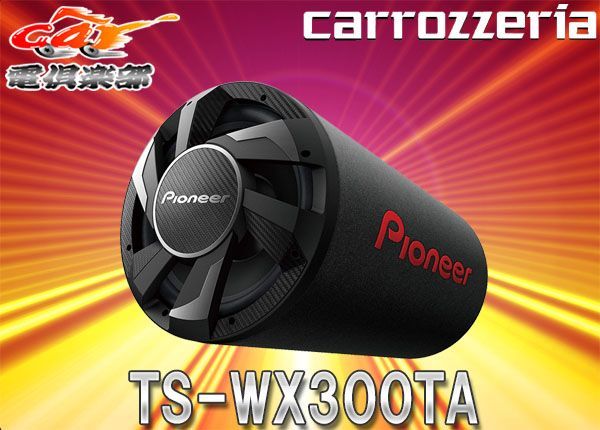 carrozzeriaカロッツェリアTS-WX300TAアンプ内蔵30cmパワードサブ
