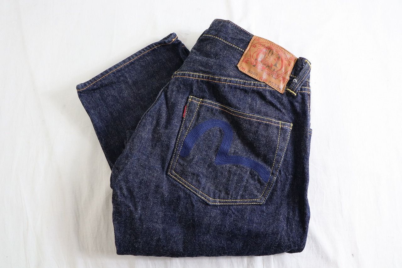 EVISU LOT.2000 No.1SPECIAL カモメ刺繍 サイズ36×32 エヴィスジーンズ デニム ジーンズ