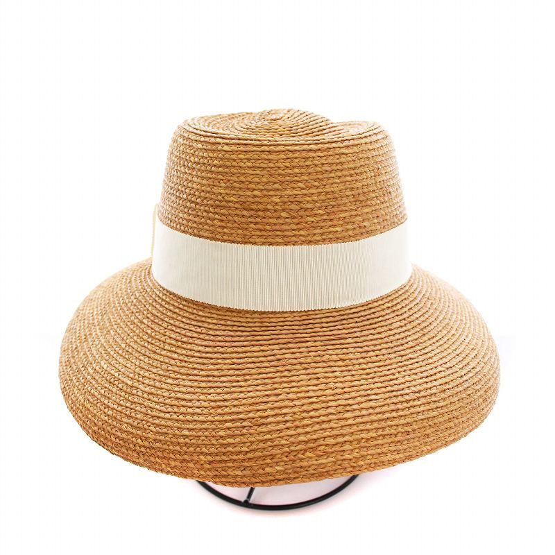 ヘレンカミンスキー HELEN KAMINSKI 麦わら帽子 ラフィア ハット つば
