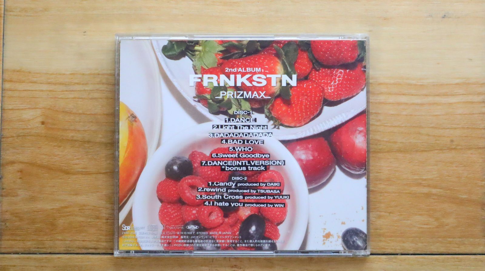 国内盤CD☆PrizmaX/プリズマックス□ FRNKSTN (初回限定盤A[2CD
