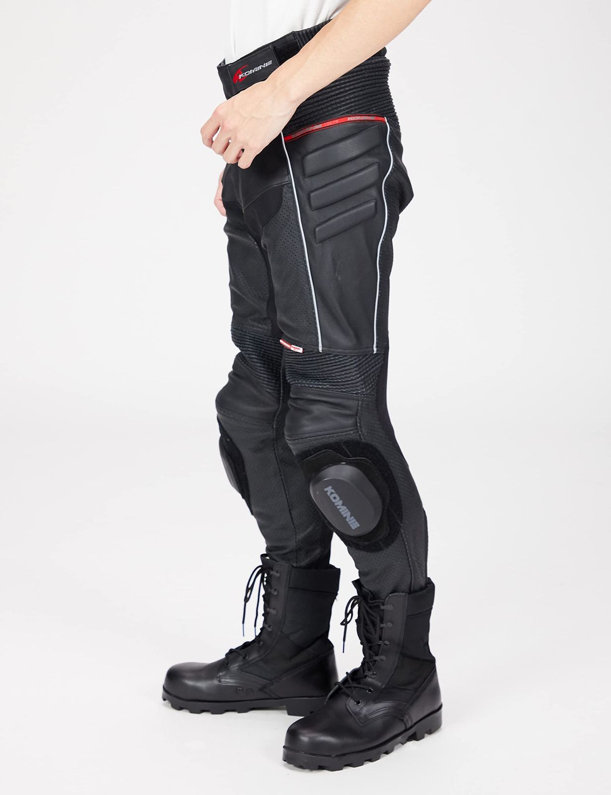346 本革 PK-780 M ブラック ストレッチ素材 レザーパンツ 346 本革 PK-780 M ブラック ストレッチ素材 レザーパンツ