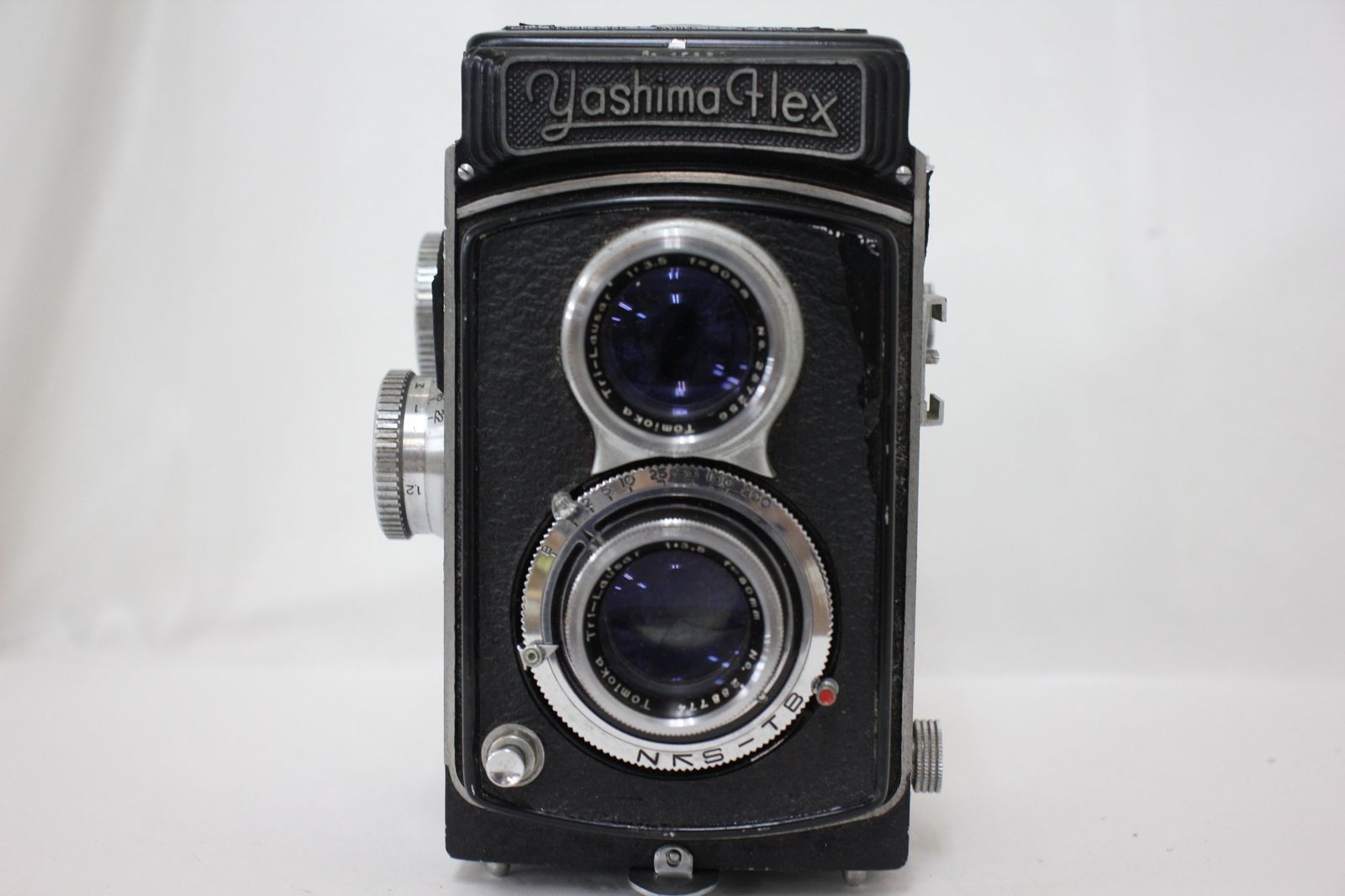 暖かい 品 Yashimaflex Tomioka Tri-Lausar 80mm F3.5 二眼カメラ e2773