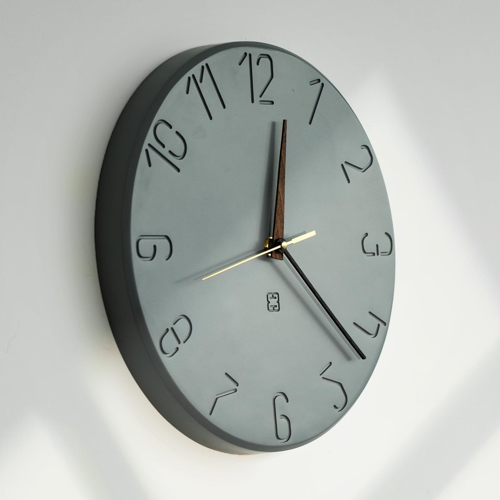 HERMOSA/壁掛け時計/スクエア/鎌倉/アナログ/スチール/グレー/クロック HERMOSA/壁掛け時計/スクエア/鎌倉/アナログ/スチール/グレー/クロック