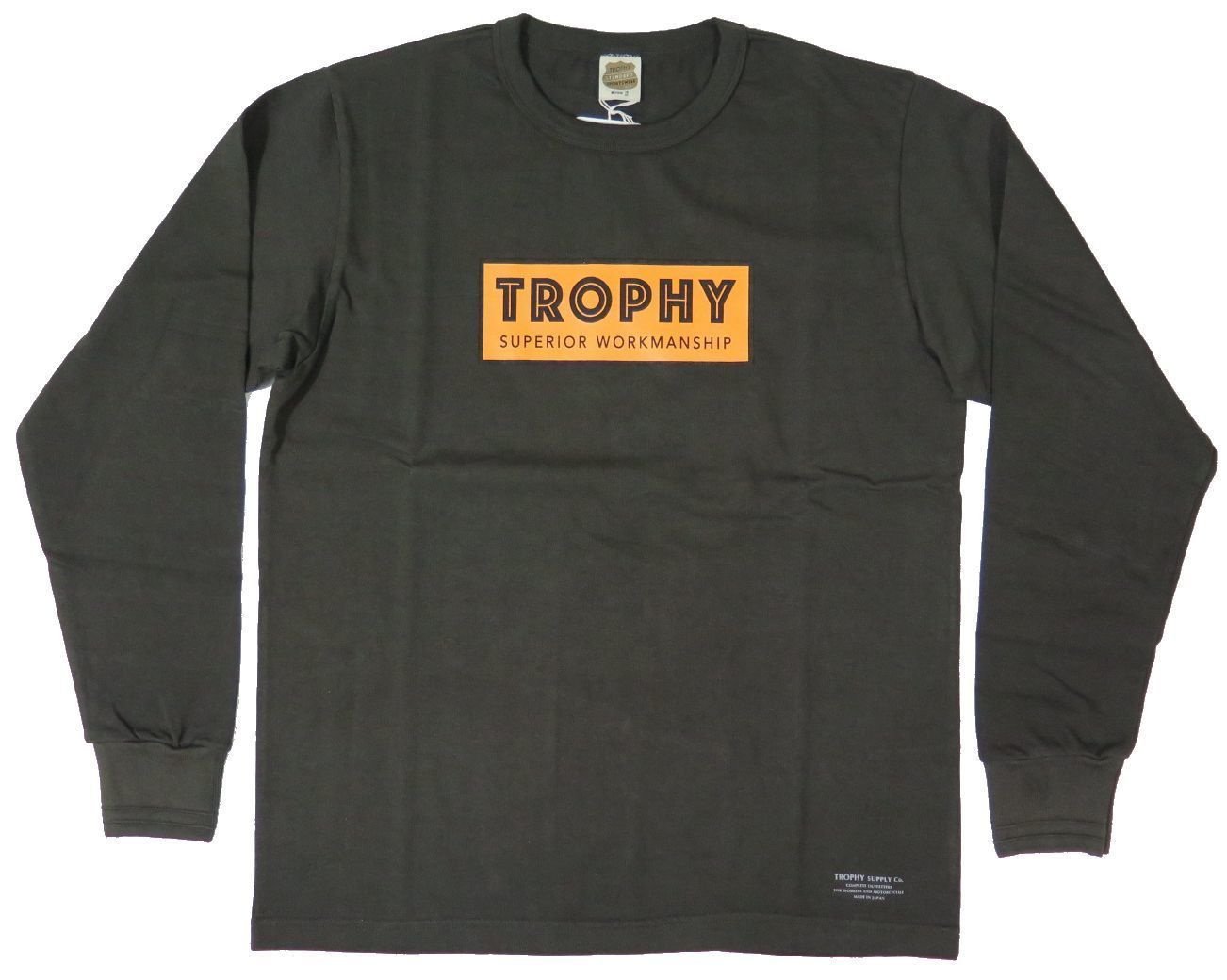 【トロフィークロージング】スーペリアロゴ 長袖Tシャツ/ポケット付き TROPHY CLOTHING TR20AW-202 日本製【送料無料】