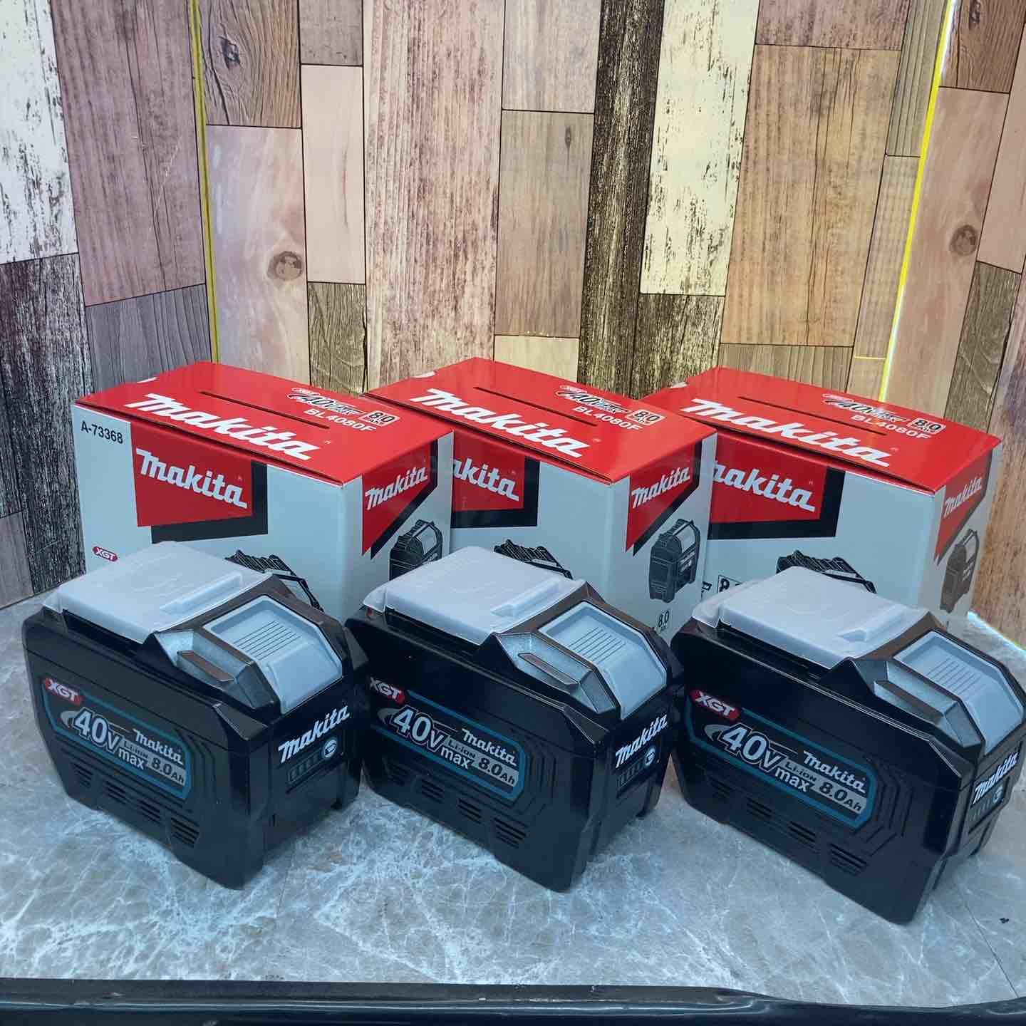 マキタ makita リチウムイオンバッテリー 40V 8.0Ah BL4080F 3個セット 八潮店