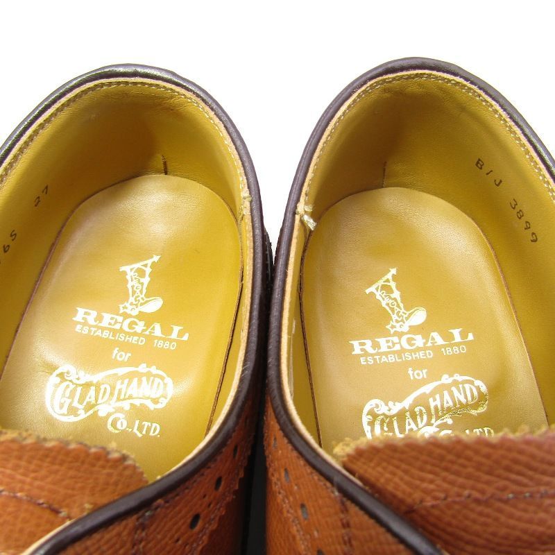 REGAL × GLAD HAND リーガル 27cm ウイングチップ 616S GH