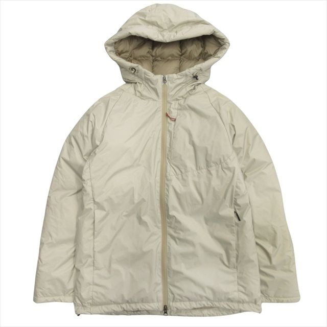 ナンガ NANGA オーロラ ダウン ジャケット AURORA DOWN JACKET ブルゾン フード パーカー アウトドア AURORA TEX サイズWL アイボリー レディース