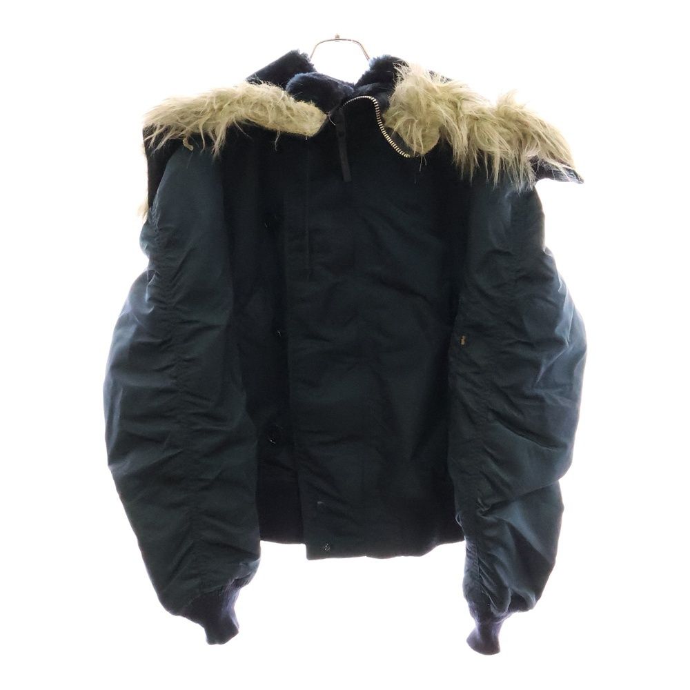 ALPHA INDUSTRIES アルファ インダストリーズ N-2B ナイロン ミリタリー フライトジャケット ネイビー MIL-J-6278F