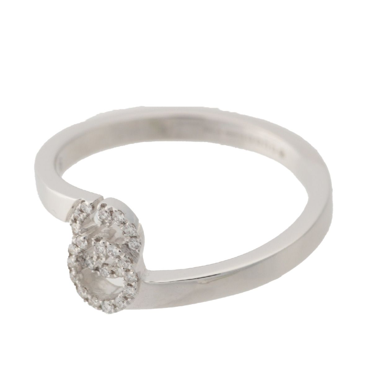 グッチ GGランニング 750WG ダイヤ リング 指輪 ジュエリー 750  