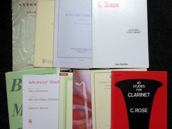 100%正規品 クラリネット楽譜 輸入楽譜/木管/ポーランド民謡 10冊セット 管楽器曲