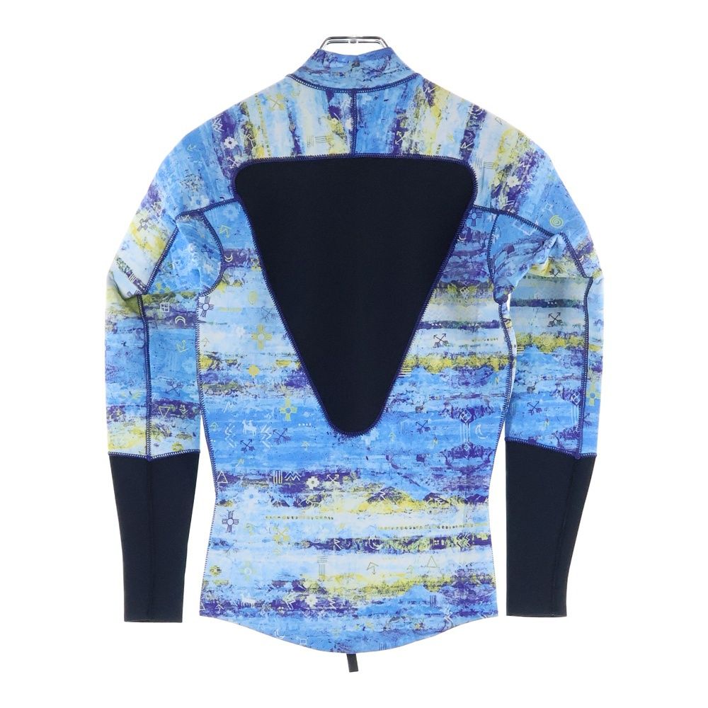 KASSIA カシア ロングスリーブスプリングトップ フロントジップサーフウェット 水着スイムウェア レディース 17NTVN0004 ブルー