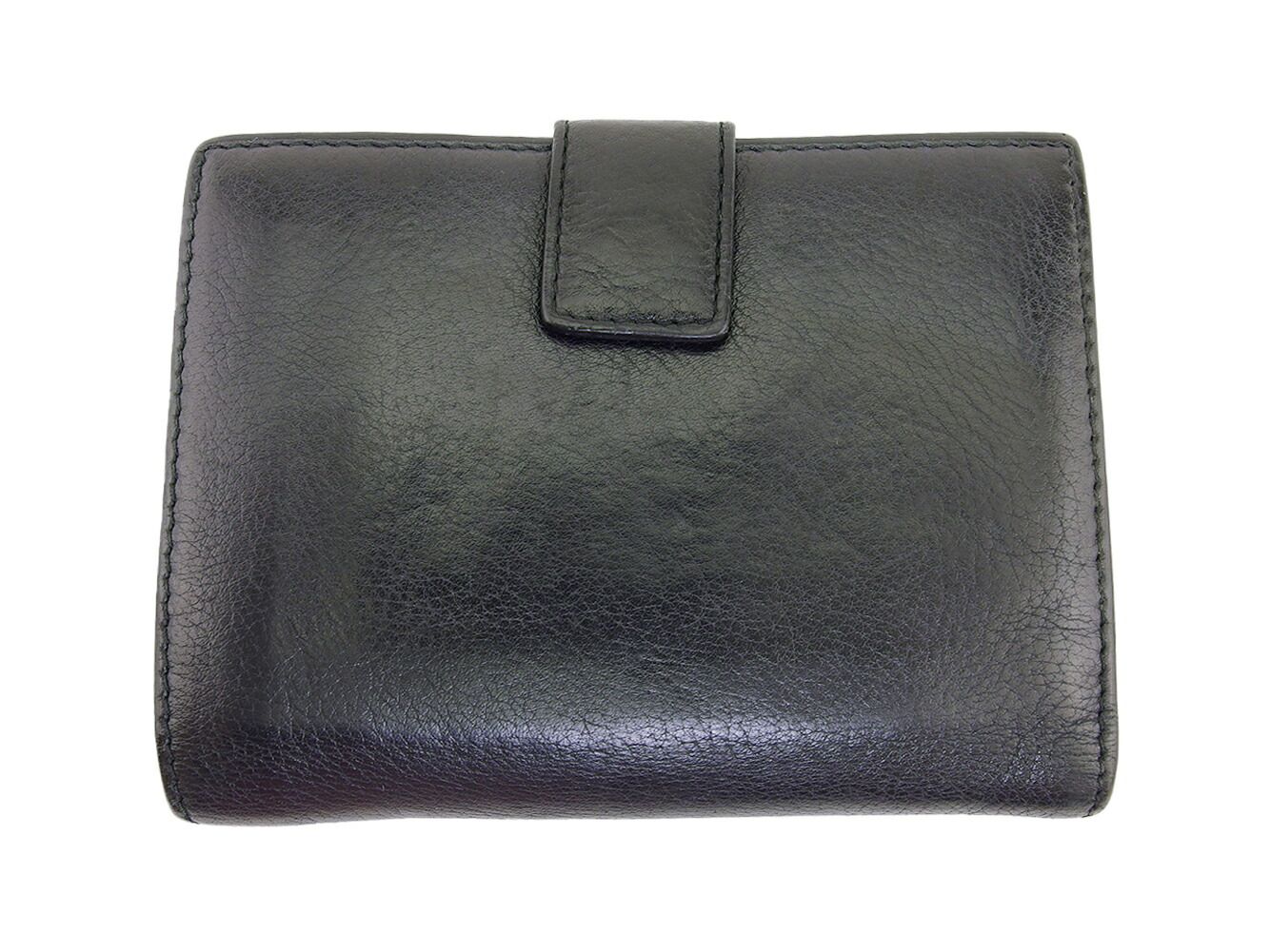 【超メルカリ市★最大30％OFFセール中】サルヴァトーレフェラガモ Salvatore Ferragamo 二つ折り財布 NERO レディース 