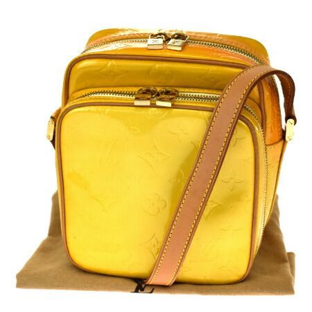 ルイ・ヴィトン ヴェルニ ウースターショルダーバッグ　イエロー 中古・古着通販】LOUIS VUITTON (ルイ ヴィトン) ヴェルニ ウースター