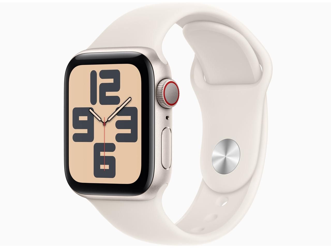 4営業日で発送 APPLE アップル MXGK3JA 24 AW SE GPS 40 Cスターライトアルミ スターライトバンド スターライトアルミニウム MXGK3J A