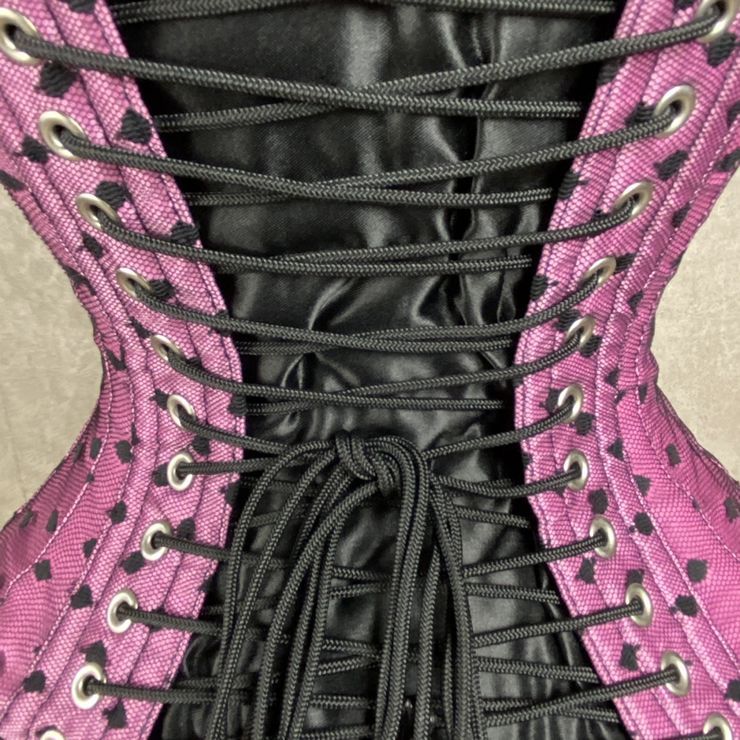 アフィックスパラパラ 黒×ピンク コルセット アフィックスパラパラ 黒×ピンク コルセット アフィックス