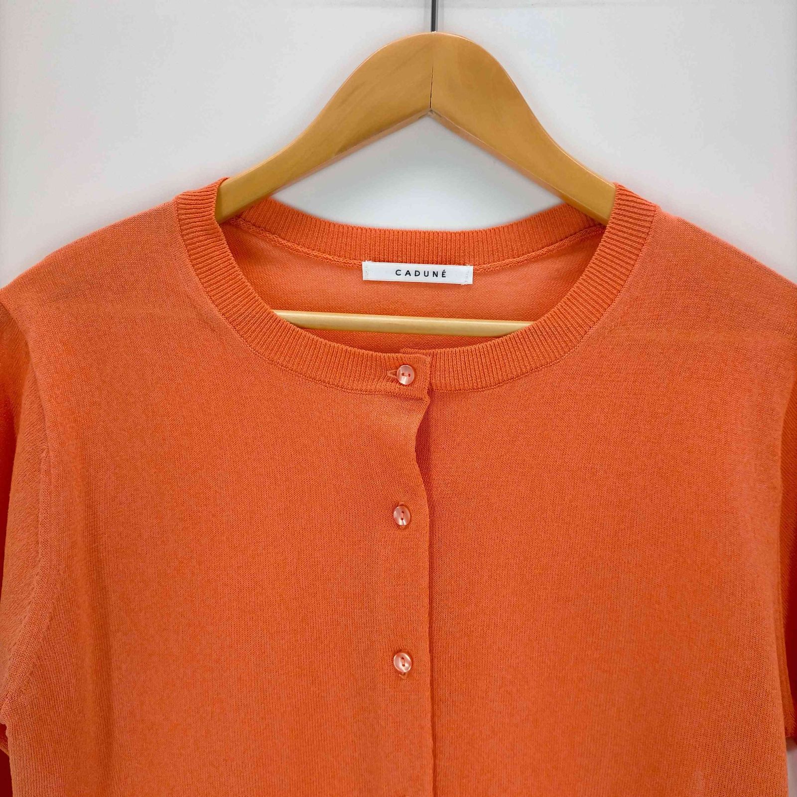 カデュネ CADUNE シアーカーディガン レディース JPN：38 - メルカリ