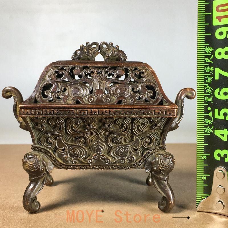 太湖石盤香炉 香炉 沈香 香道具 装飾品 工芸品 美術品 置物 銅製 双象香炉 供香挿炉 香道具 装飾品 工芸品 置物 - メルカリ