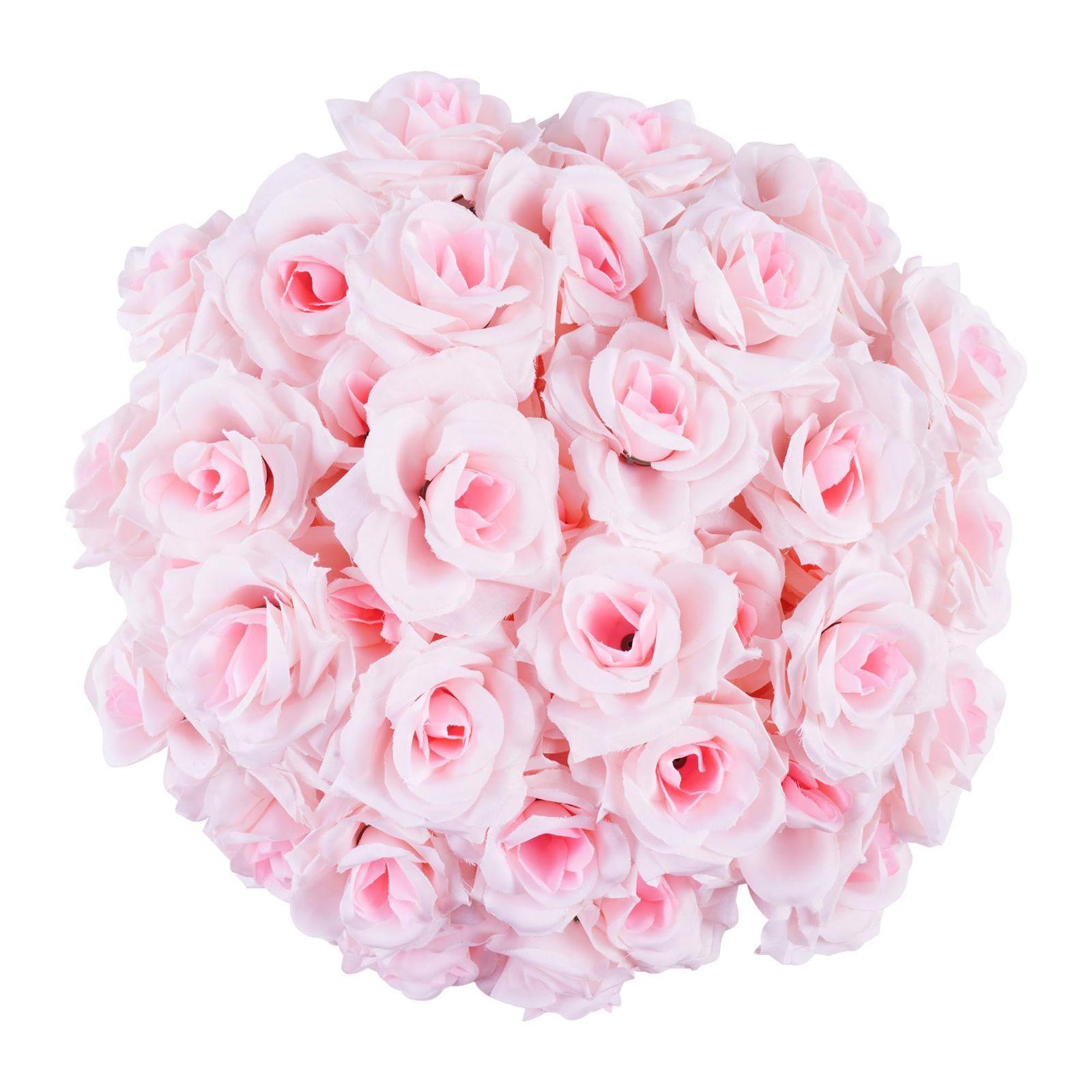 母の日 直径8cm プロポーズ 結婚式 cnomg 誕生日 50本 お祝い 演出にローズ 造花 装飾 DIY材料 バラ ピンク