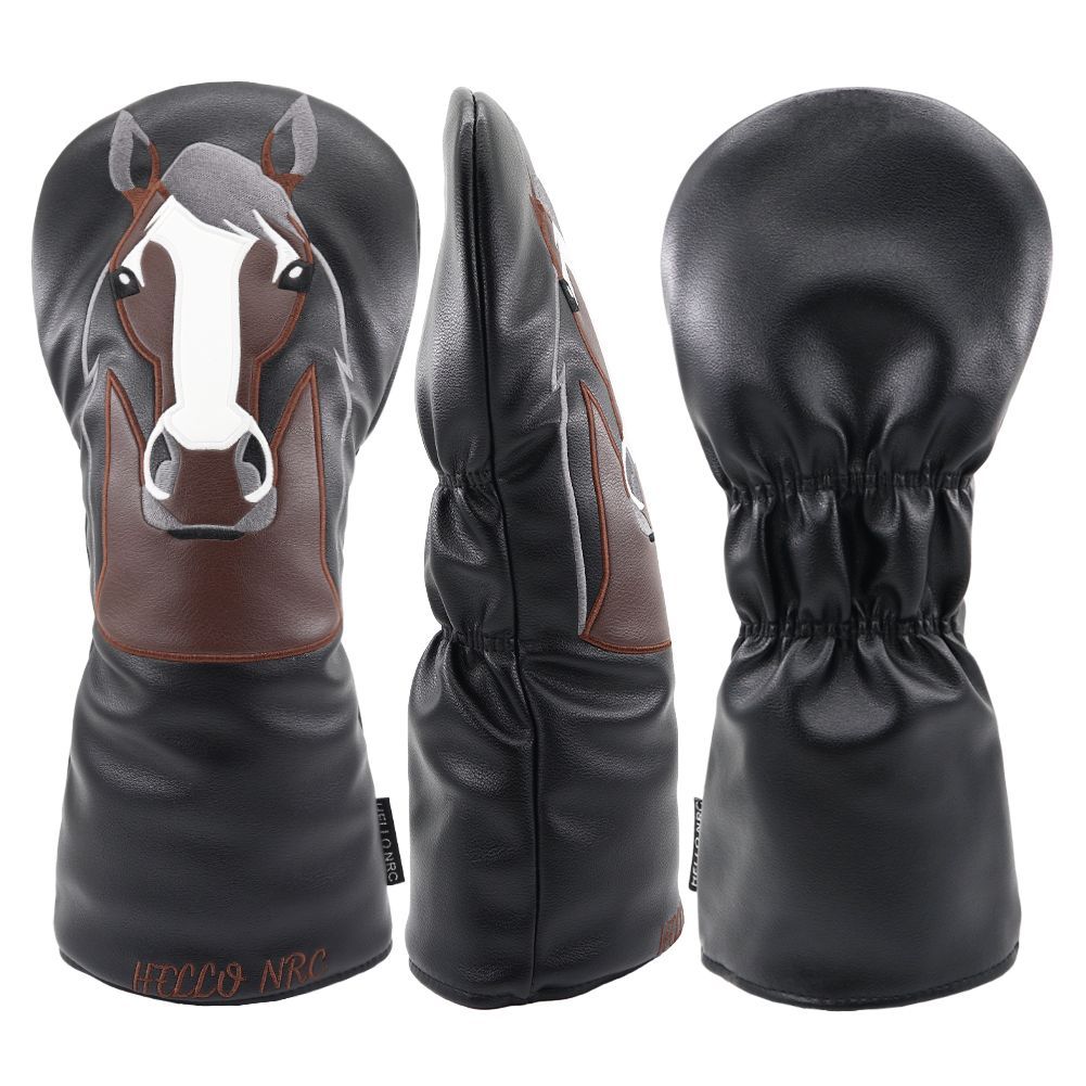 市場】Andux ゴルフ ウッドドライバー ヘッドカバーロングネック 5個