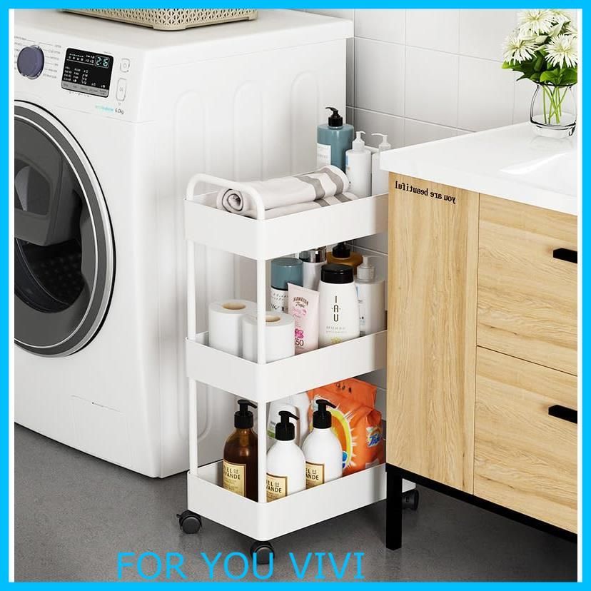 キッチンワゴン ペットボトル 収納カート 隙間収納 スリム キャスター付き Amazon.co.jp: SVOHZAV キッチンワゴン スライド式 隙間収納